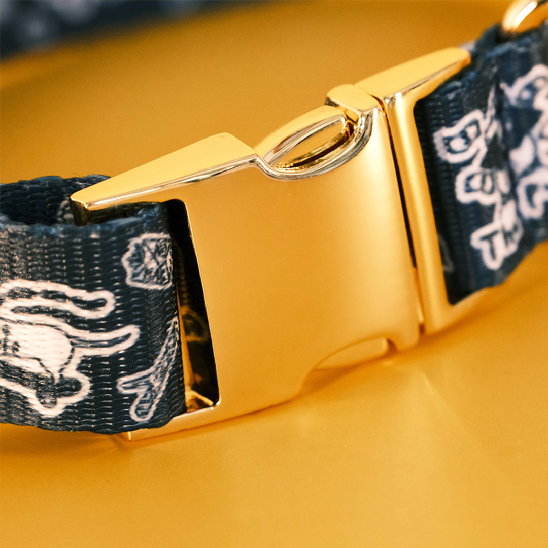 Collier pour chien motif urbain rebelle — Tyler — Atelier Farouche