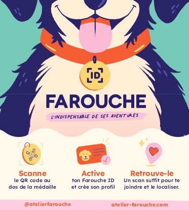 Médaille connectée "Farouche ID Color" 3 Médaille connectée "Farouche ID Color" – Image 3