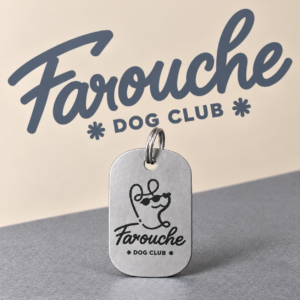 Accueil 10 Medaille pour chine QR code Inox taille L