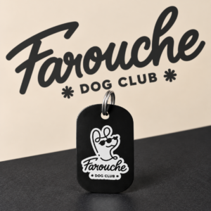 Médaille connectée QR code spéciale Grand chien