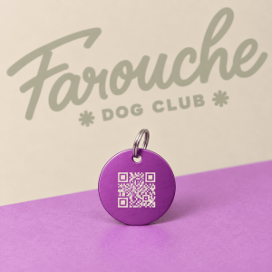 Alternative view of Médaille connectée "Farouche ID Color"